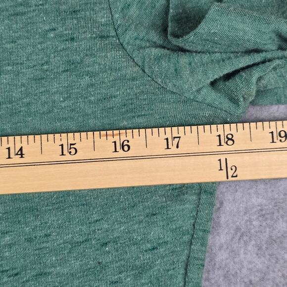 Mossimo Shirt Womens Size Medium Long Sleeve Green Tee - Picture 14 of 16